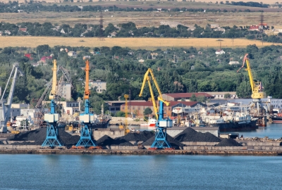 Rosja zaprzecza, by blokowała porty Ukrainy na Morzu Azowskim