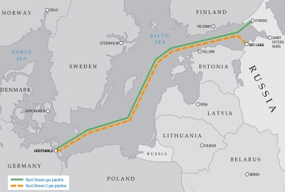 Operator Nord Stream 2 odwołał jeden z wniosków ws. trasy w wodach Danii...