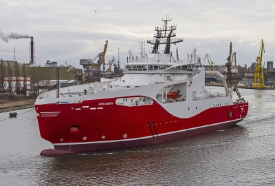 Siem Aimery - najdroższy produkt polskich stoczni na próbach morskich