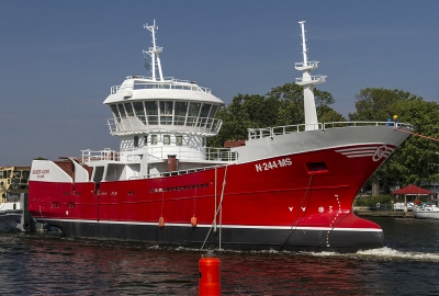 Stocznia Wisła przekazała częściowo wyposażony statek rybacki dla Norweg...