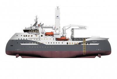 W stoczni Crist SA położono stępkę pod drugi częściowo wyposażony statek typu CSOV...