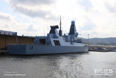 HMS Diamond w Porcie Gdynia [VIDEO]