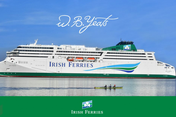 Nowy prom w barwach Irish Ferries [VIDEO]