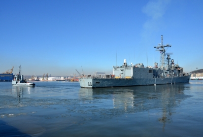 Polskie i zagraniczne okręty prowadzą operację osłony transportu morskie...