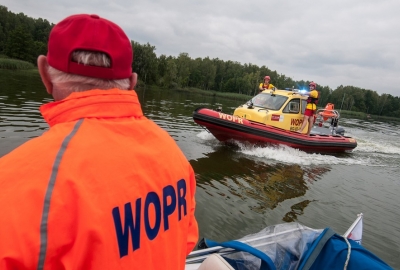 Nowa łódź motorowa WOPR do akcji na Zalewie Włocławskim