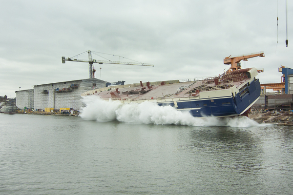 Remontowa Shipbuilding SA woduje trawler dla Norwegów [ZDJĘCIA, VIDEO]