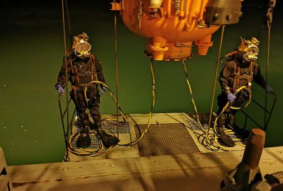 Nurkowania z pokładu okrętu ORP Lech