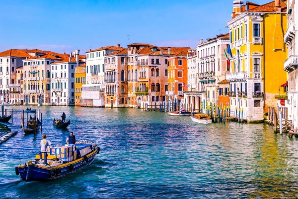 Wysuszone kanały w Wenecji