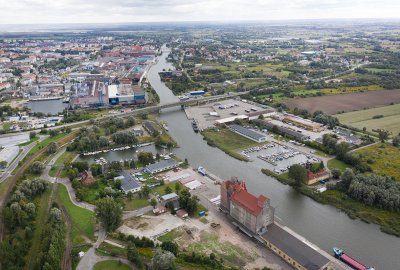 Rozpoczęły się prace przy przebudowie toru wodnego na rzece Elbląg