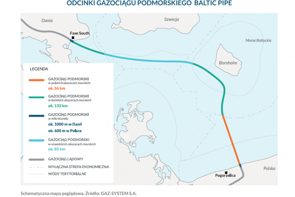 Gaz-System rozpoczął układanie gazociągu Baltic Pipe na Morzu Bałtyckim