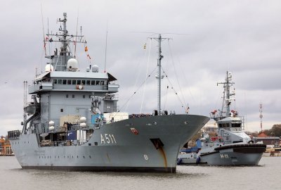 PKW Morze Północne z okrętami NATO w Szczecinie
