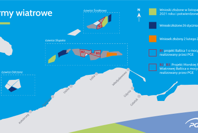 Kolejny wniosek PGE o pozwolenie lokalizacyjne dla morskiej farmy wiatrowej na Bałtyku