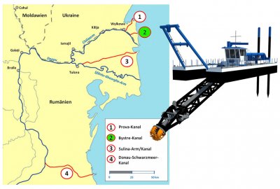 Wiceminister infrastruktury Ukrainy: chcemy pogłębić kanał Bystre w delcie Dunaju do 7,...