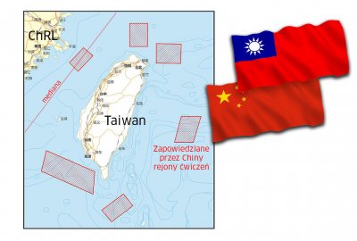 Chiny ogłosiły zakończenie manewrów, ale ich samoloty i okręty pozostały...