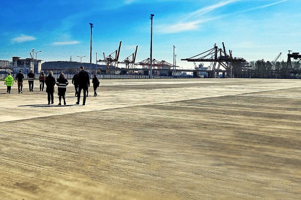Port Gdynia przekazał plac dla przyspieszenia ekspedycji ukraińskiego zboża