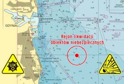 Neutralizacja niewybuchów w Zatoce Gdańskiej - ostrzeżenie RCB