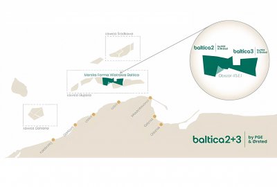 PGE: Baltica 2 z pozwoleniami na budowę dla części morskiej farmy wiatro...