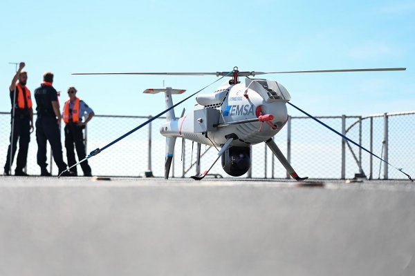 Niemiecka agencja używa dronów do monitorowania spalin ze statków na Morzu Północnym...