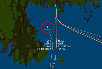 Prom Marco Polo TT-Line na mieliźnie na szwedzkich wodach, pasażerowie ewakuowani