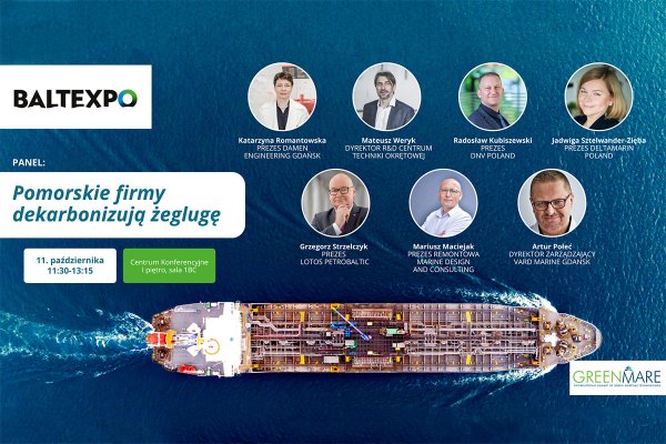 BALTEXPO 2023: Pomorskie firmy dekarbonizują żeglugę