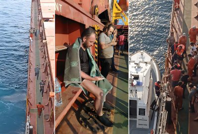 Oficer ze statku MSC uratowany 20 godzin po wypadnięciu za burtę kontenerowca na Morzu ...