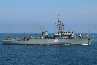 Marynarka wojenna Ukrainy zniszczyła trałowiec rosyjskiej Floty Czarnomo...