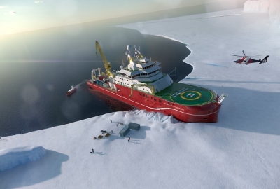 Rozpoczęła się budowa brytyjskiego arktycznego statku naukowo-badawczego
