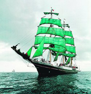 Niemiecki trójmasztowiec "Alexander von Humboldt" 