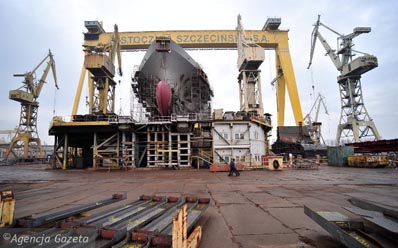 Fesco Vladimir na pochylni Odra