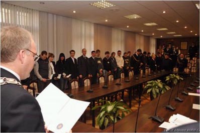 studenci i zaproszeni goście 