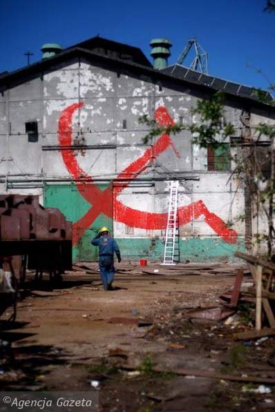 Graffiti autorstwa Blu