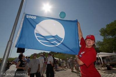 Błękitna flaga w Świnoujścjiu