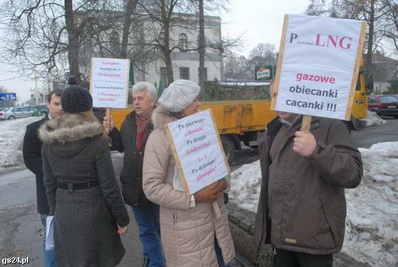 Protest mieszkańów