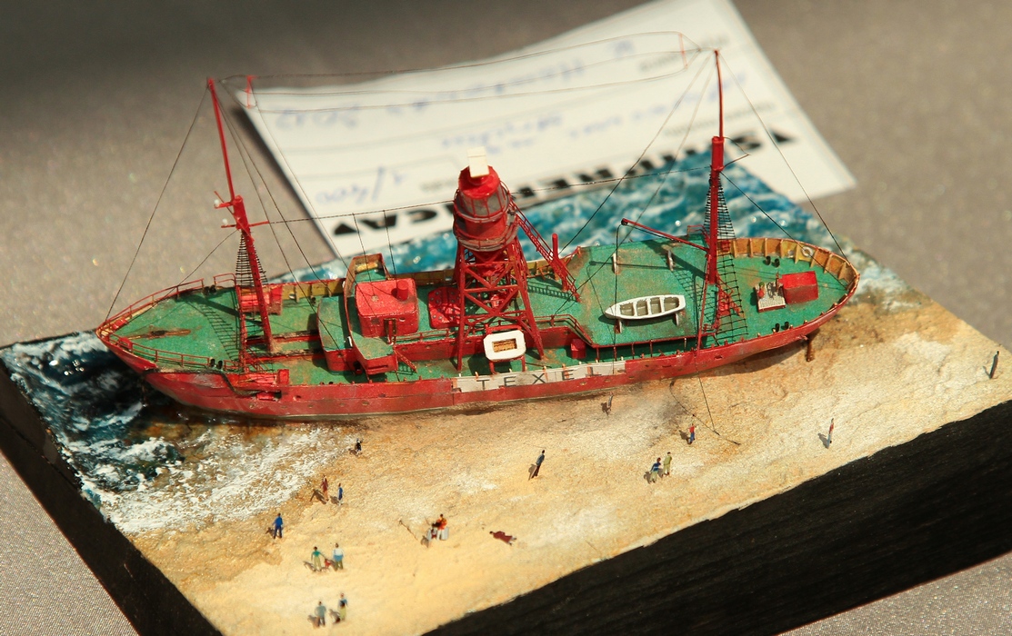 Wystrandowany latarniowiec Texel Wystrandowany latarniowiec Texel