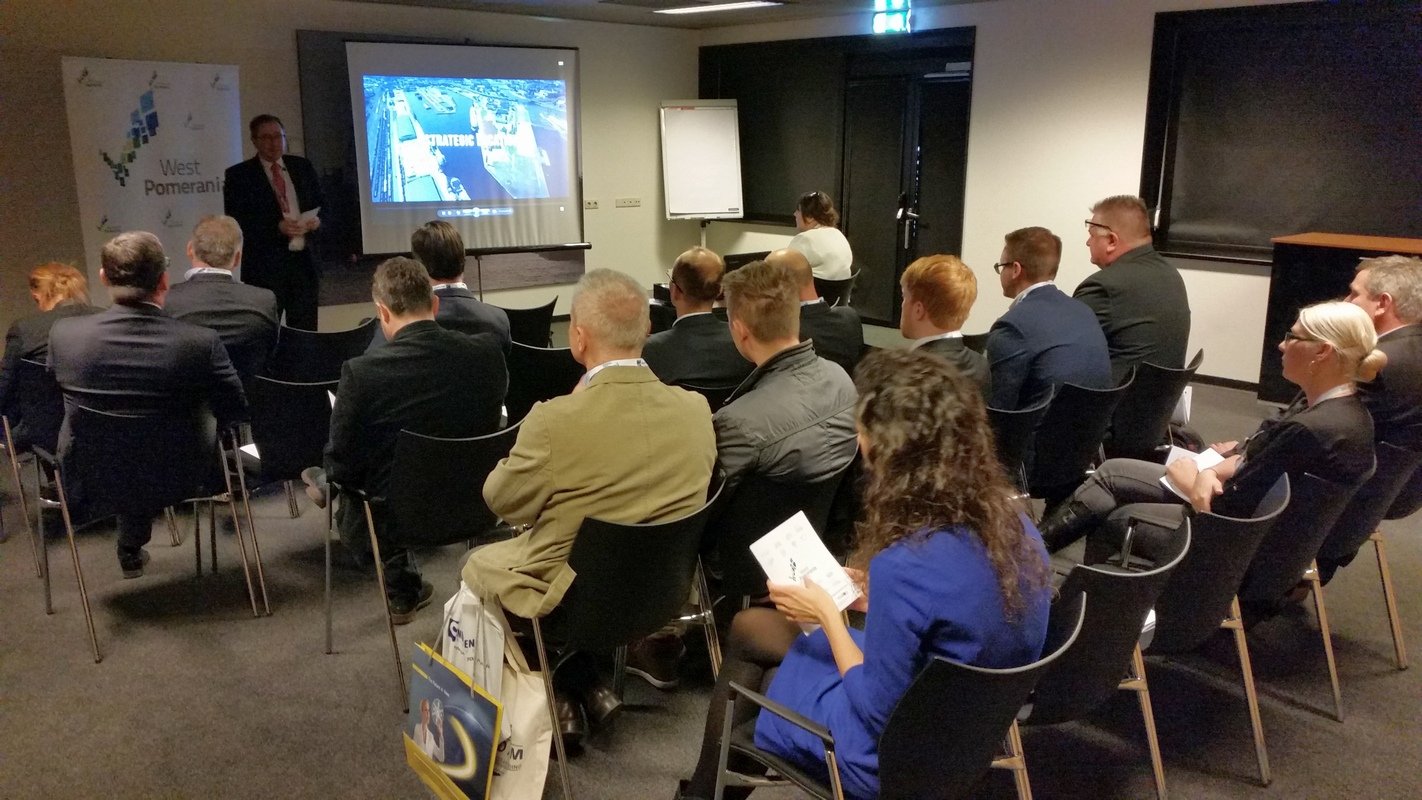 Pierwszego dnia targów Europort 2015 odbyło się seminarium promujące firmy z Zachodniopomorskiego