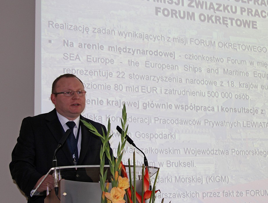 Andrzej Wojtkiewicz, prezez Remontowa Shipbuilding SA i prezes Forum Okrętowego