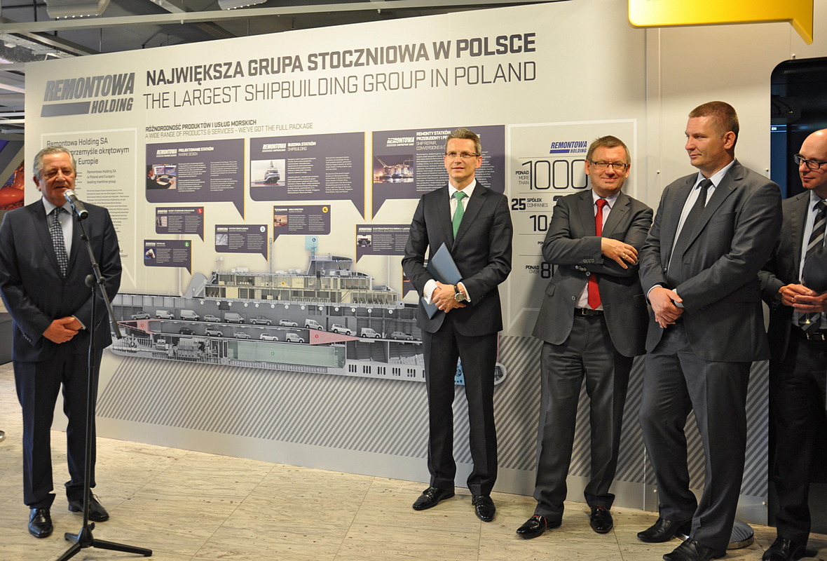 Otwarcie wystawy o technice okrętowej i polskim liderze w tej dziedzinie - Holdingu Remontowa