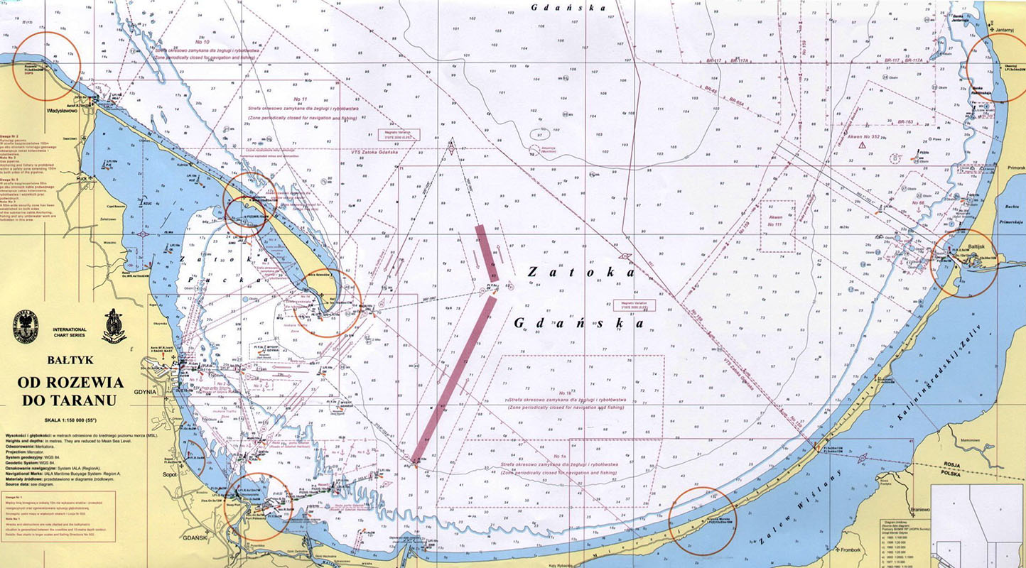 Станция морская карта