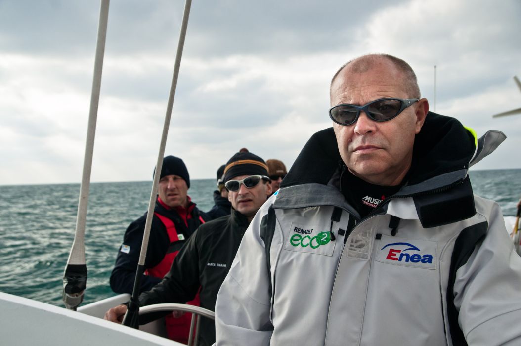 Roman Paszke z załogą alt