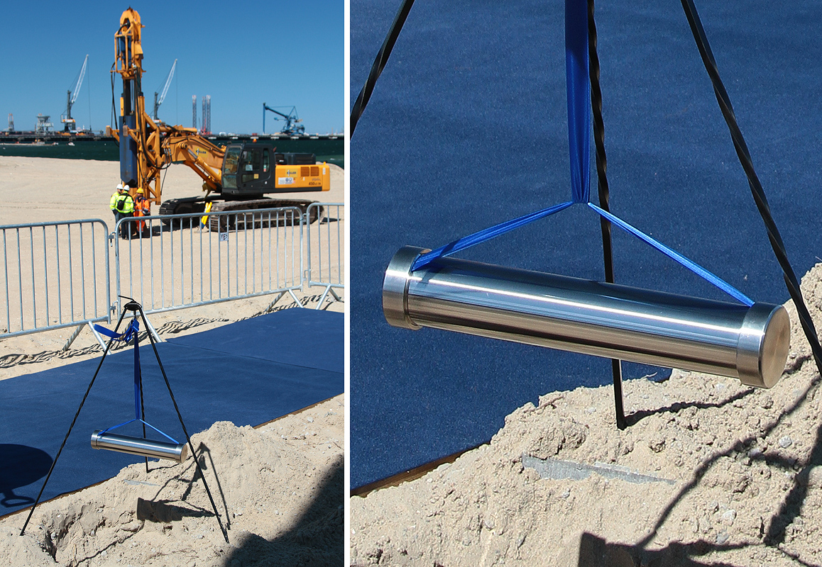 Kapsuła czasu na rozpoczęcie budowy DCT II Kapsuła czasu na rozpoczęcie budowy DCT II