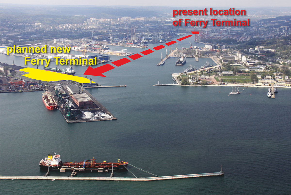 Nowy terminal będzie położony bliżej wejścia do portu