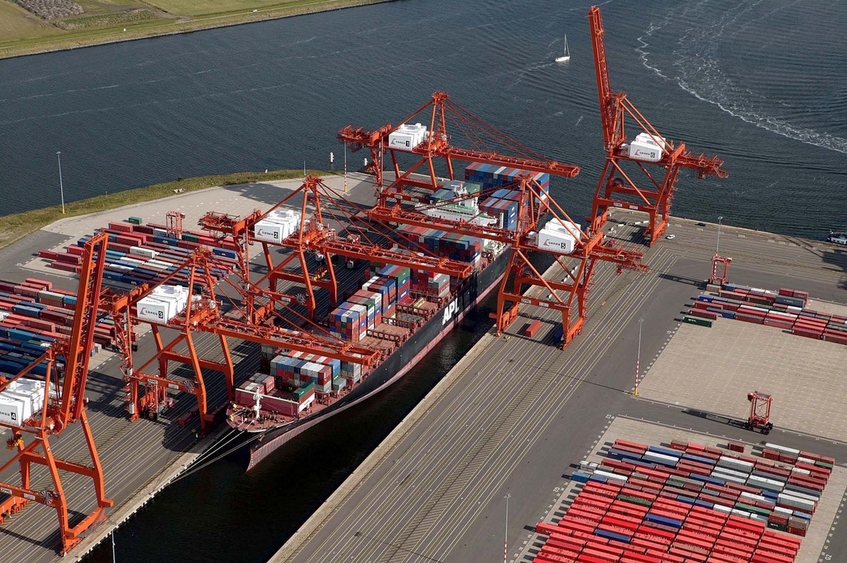 Terminal ACT Amsterdam (dawniej Ceres Paragon) - pierwotne miejsce pracy dwóch suwnic sprowadzonych do GCT w Gdyni we wrześniu 2015 r.