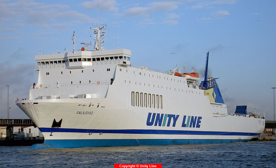 Ro-pax Galileusz w Świnoiujściu Ro-pax Galileusz w Świnoiujściu