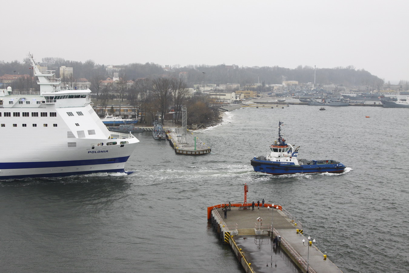 m/f Polonia opuszcza Gdynię Fot. PortalMorski.pl