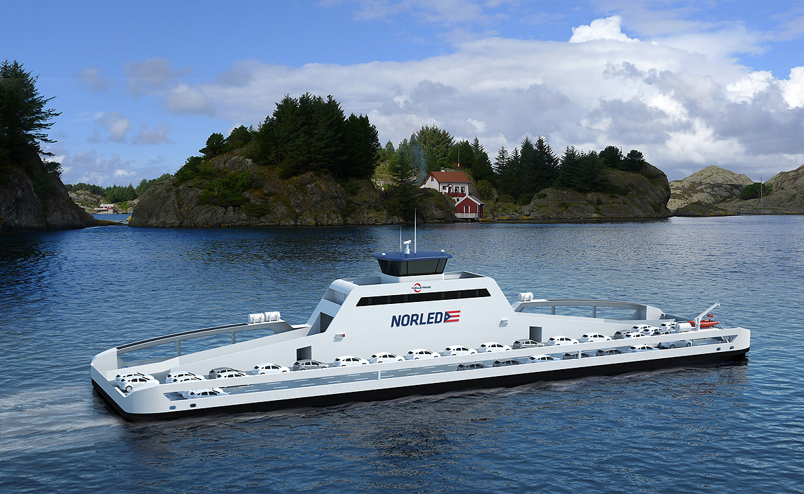 ''Battery ferry'' - wizualizacja komputerowa