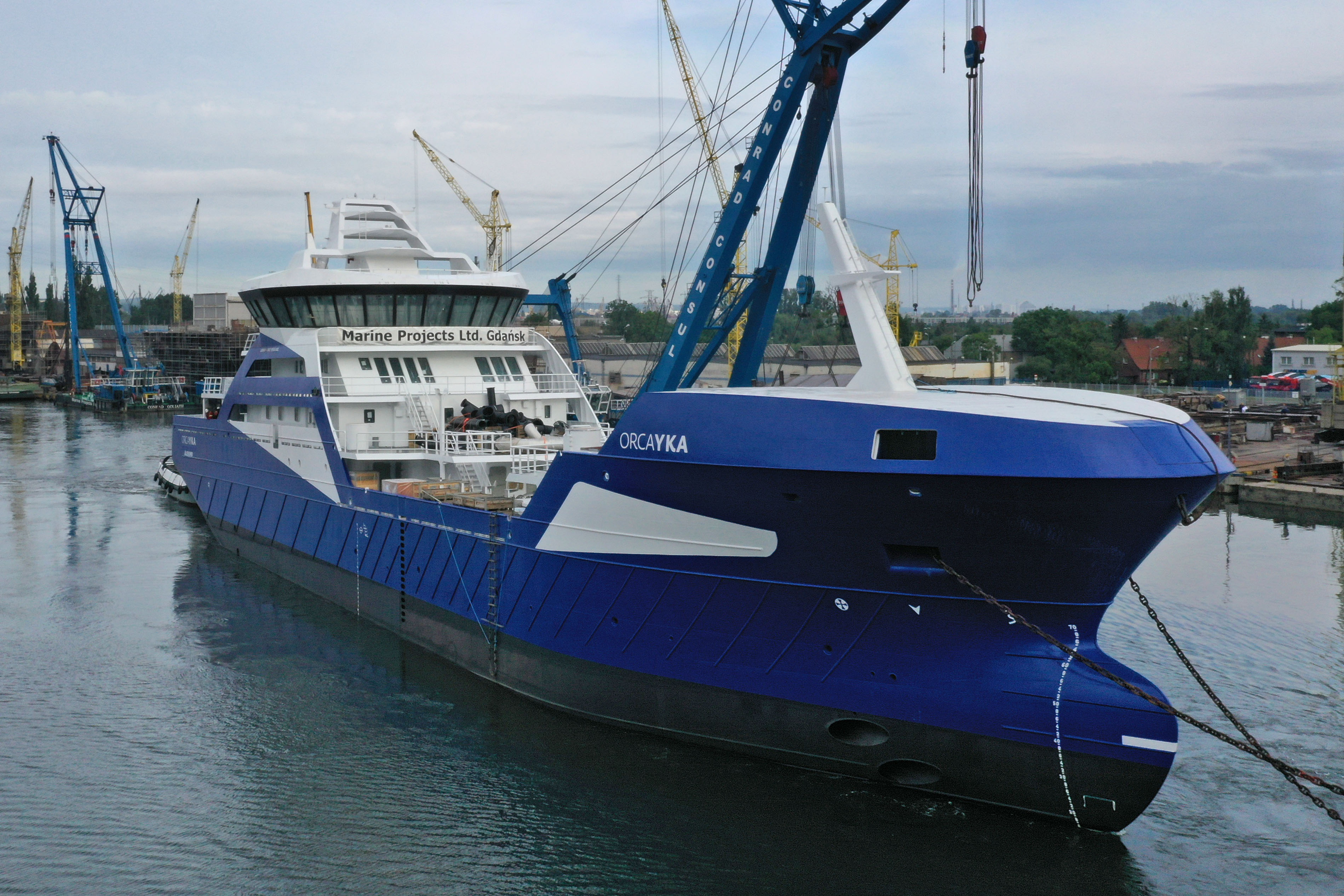 Orca Yka opuszcza stocznię Marine Projects