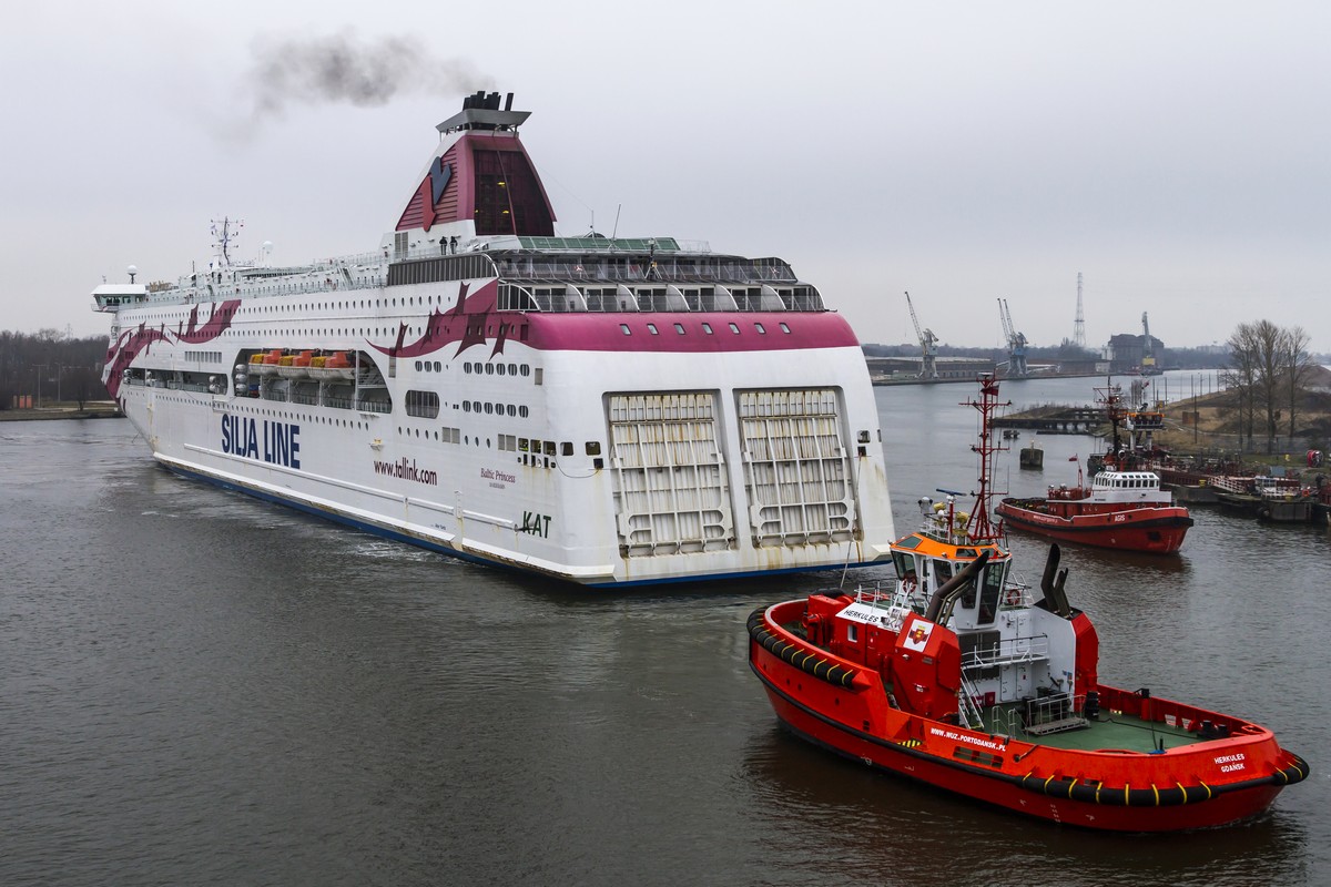 Baltic Princess - Tallink po raz pierwszy w tej stoczni - promy na początku roku 2018 w Remontowej SA