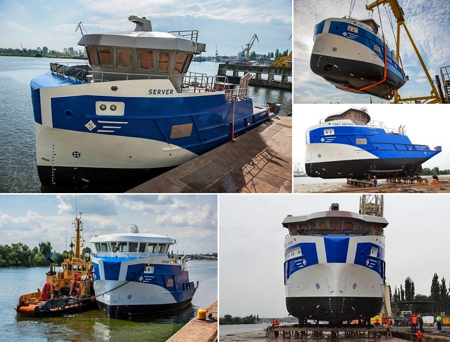 Froy Server zwodowany w byłej Stoczni Szczecińskiej przez Finomar Froy Server zwodowany w byłej Stoczni Szczecińskiej przez Finomar