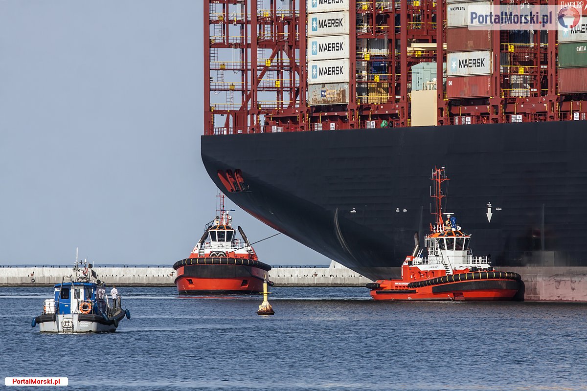 MSC Gülsün - wejście do Gdańska. Fot.: Piotr B. Stareńczak