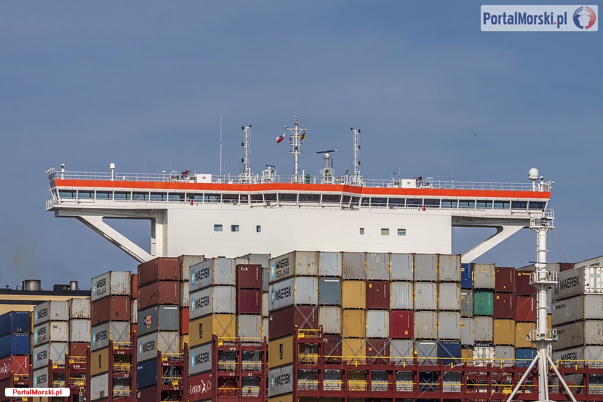 MSC Gülsün - wejście do Gdańska. Fot.: Piotr B. Stareńczak